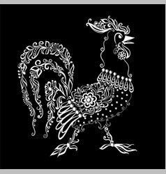 Black Rooster Tattoo Vector Images Over 310