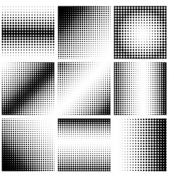 Abstract dotted background halftone effect Vector Image