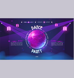 Disco background Royalty Free Vector Image - VectorStock