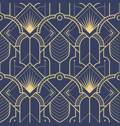 Abstract art deco seamless pattern 22 Royalty Free Vector