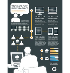 City infrastructure infographics Royalty Free Vector Image