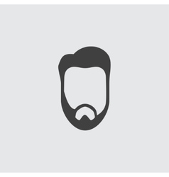 Man with beard icon Royalty Free Vector Image - VectorStock