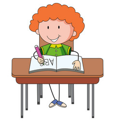 Cartoon Homework Vector Images Over 12 000