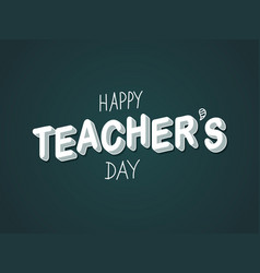 Happy Teachers Day Royalty Free Vector Image - Vectorstock