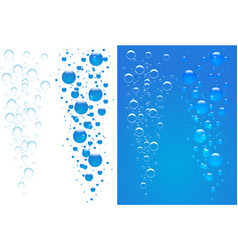 bubbles-in-water-on-blue-background-ocean-deep-vector-image