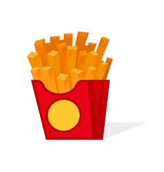 Logo for french fries Royalty Free Vector Image