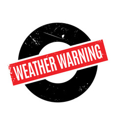 Weather warning rubber stamp Royalty Free Vector Image