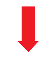 Arrow icon on white background sign black Vector Image