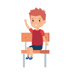 Boy Sitting Nicely on a Chair Vector Images (50)