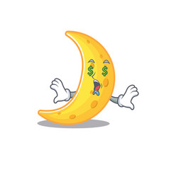 Smiling Crescent Moon Vector Images Over 570