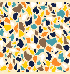 Terrazzo seamless pattern background Royalty Free Vector