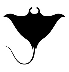 Manta ray logo Royalty Free Vector Image - VectorStock