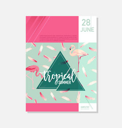 flamingo template vector images over 610