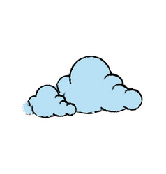 Cartoon cloud graffiti artistic design Royalty Free Vector