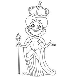 Silhouette Queen Crown Outline / Crown black and white png ...