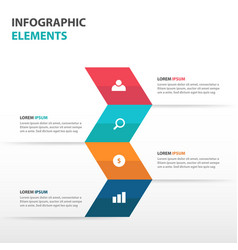 Business step infographics elements Royalty Free Vector