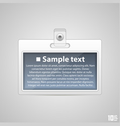 identification template