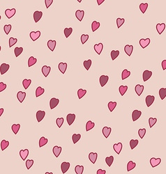 Pattern of hearts to Valentines day Royalty Free Vector