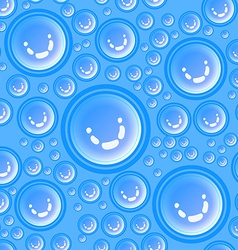 Abstract bubbles seamless background Royalty Free Vector