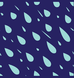 Rain drops seamless pattern Royalty Free Vector Image