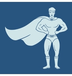 Superhero flying Royalty Free Vector Image - VectorStock