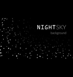  Starry night sky background Royalty Free Vector Image
