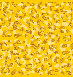 Seamless leopard pattern set design animal print Vector Image