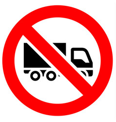 No Lorries Sign Vector Images (over 220)