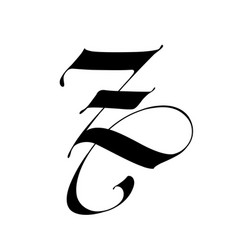 Tattoo Old English Letters Vector Images Over 270