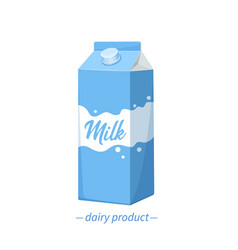 Milk box with horns Royalty Free Vector Image - VectorStock