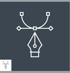 Pen tool icon Royalty Free Vector Image - VectorStock