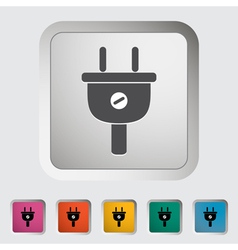 Electrical plug and socket Royalty Free Vector Image