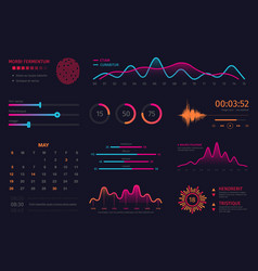 Great dashboard ui Royalty Free Vector Image - VectorStock