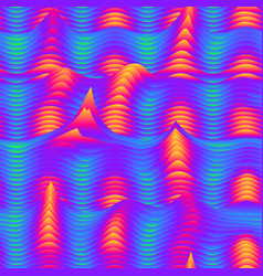 Pastel color wave seamless pattern Royalty Free Vector Image
