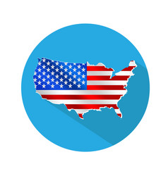 Map of the us state of virginia royalty free vector image