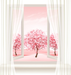 Bright spring background Royalty Free Vector Image