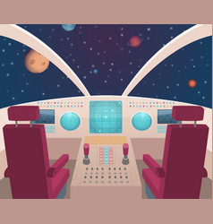 Spaceship interior Royalty Free Vector Image - VectorStock