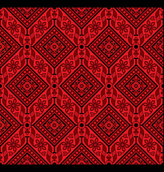 Ajrak seamless pattern tribal and ethnic Vector Image