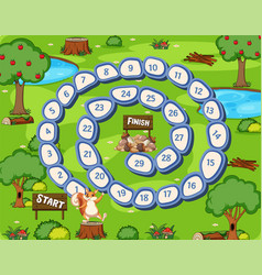 Farm board game Royalty Free Vector Image - VectorStock