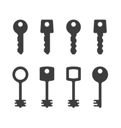 Set of Antique Keys Royalty Free Vector Image - VectorStock