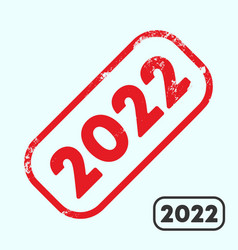 2022 trends grunge rubber stamp Royalty Free Vector Image