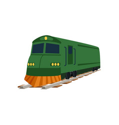 Steam locomotive or train from mechanical parts vector image