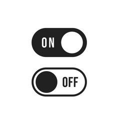 On Off Slider Mobile Ui Toggle Element Button Vector Images (over 280)