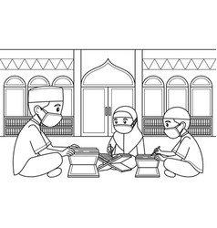 Quran Coloring Book Vector Images Over 440