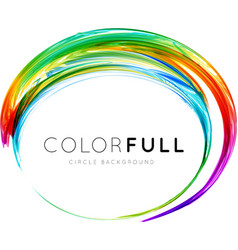 Color circle logo Royalty Free Vector Image - VectorStock