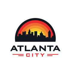 City skyline silhouette Royalty Free Vector Image