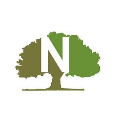 Tree Letter N Vector Images (over 300)
