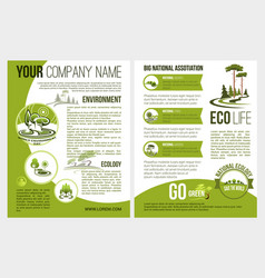 Environment Brochure Vector Images Over 5 400