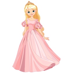 Beautiful red haired princess Royalty Free Vector Image