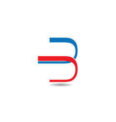 B letters logo and symbols template icons app Vector Image